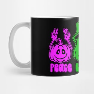 Peace Love Pumpkin Mug